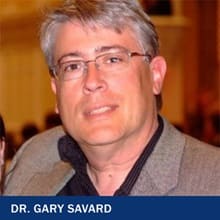 Dr. Gary Savard with the text Dr. Gary Savard