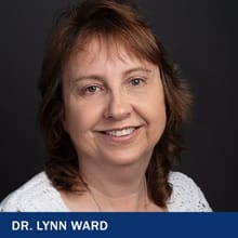 Dr. Lynn Ward with the text Dr. Lynn Ward