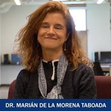 Dr. Marián de la Morena Taboada with the text Dr. Marián de la Morena Taboada