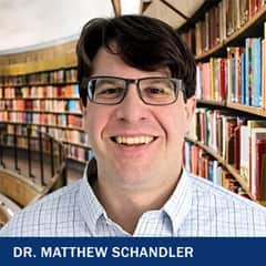Dr. Matthew Schandler, an instructor and academic partner at SNHU.