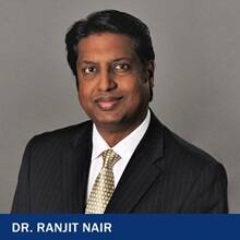 Dr. Ranjit Nair with the text Dr. Ranjit Nair
