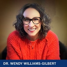 Dr. Wendy Williams-Gilbert with the text Dr. Wendy Williams-Gilbert