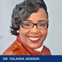 Dr. Yolanda Jackson with the text Dr. Yolanda Jackson