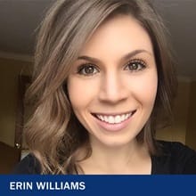 Erin Williams with the text Erin Williams