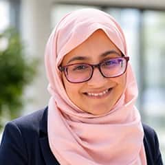 Fatimah Gilani, coordinator of student involvement at SNHU.