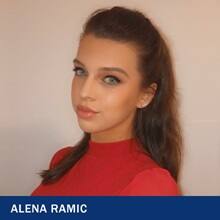 Alena Ramic with the text Alena Ramic