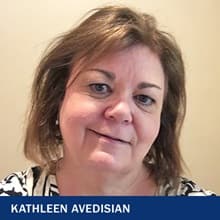 Kathleen Avedisian with the text Kathleen Avedisian