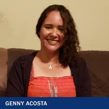 Genny Acosta with the text Genny Acosta