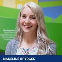 Madeline Brydges with the text Madeline Brydges