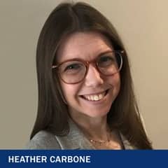 Heather Carbone, an academic advisor and instructor wellness and social change courses at SNHU