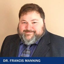 Dr. Francis Manning with the text Dr. Francis Manning