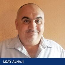 Loay Alnaji with the text Loay Alnaji