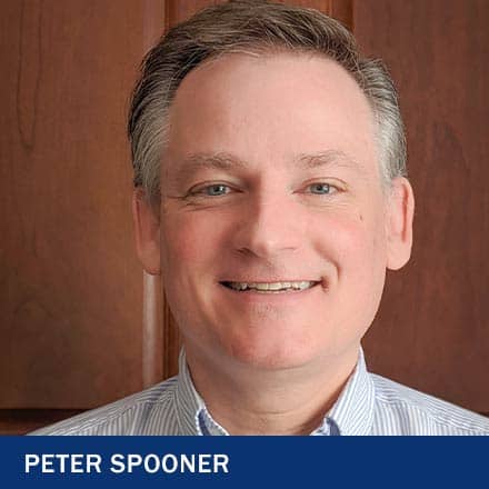 Peter Spooner and the text Peter Spooner.