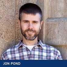 Jon Pond and the text Jon Pond.