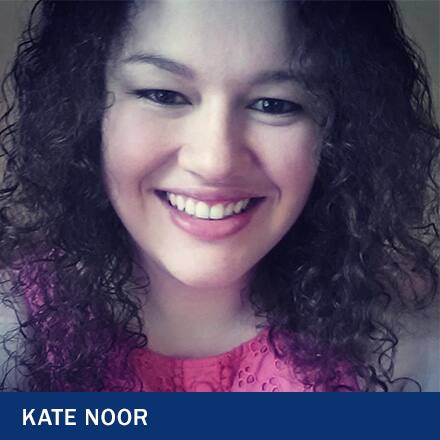 Kate Noor and the text Kate Noor