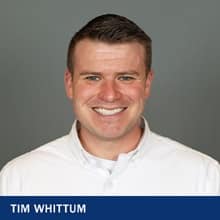 Tim Whittum and the text Tim Whittum