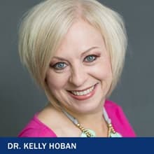 Dr. Kelly Hoban with text Dr. Kelly Hoban