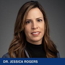 Dr. Jessica Rogers with the text Dr. Jessica Rogers