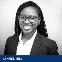 Jannel Hill with the text Jannel Hill