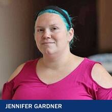Jennifer Gardner with the <span synonyms=