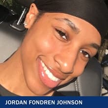 Jordan Fondren Johnson with the text Jordan Fondren Johnson
