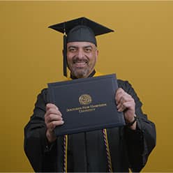 Joseph Chinea, a 2026 graduate from SNHU with a BS in Business Administration.