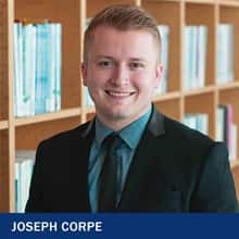 Joseph Corpe with the text Joseph Corpe
