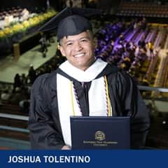 Josh Tolentino, a SNHU information technology graduate 