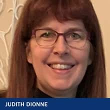 Judith Dionne with the text Judith Dionne