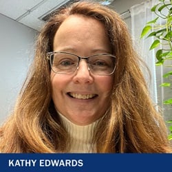 Kathy Edwards with the text Kathy Edwards