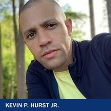Kevin P. Hurst Jr. with the text Kevin P. Hurst Jr.