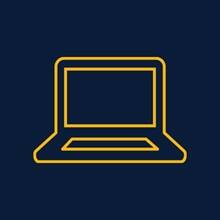 An icon of a laptop