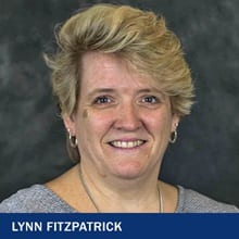 Lynn Fitzpatrick with the text Lynn Fitzpatrick