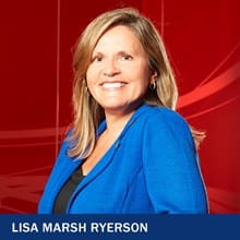 Lisa Marsh Ryerson with the text Lisa Marsh Ryerson