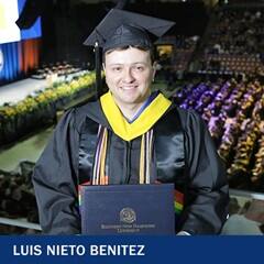 Luis Nieto Benitez, a 2023 SNHU graduate who earned his bachelor’s degree in business administration
