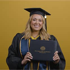 Madison Richards, a 2026 graduate from SNHU with a BS in Marketing.