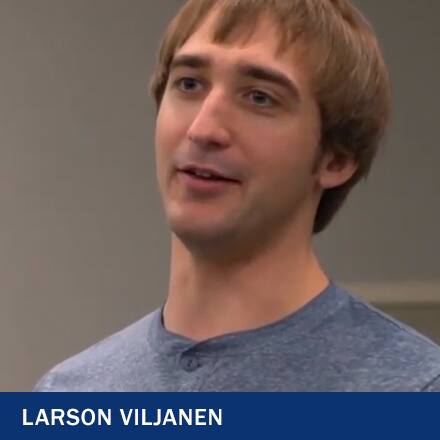 Larson Viljanen with the text Larson Viljanen