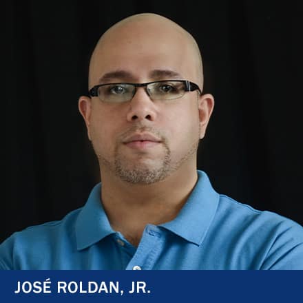 Jose Roldan, Jr. with the text Jose Roldan, Jr.