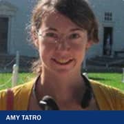Amy Tatro with the text Amy Tatro