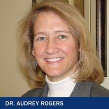 Dr. Audrey Rogers with the <span synonyms=