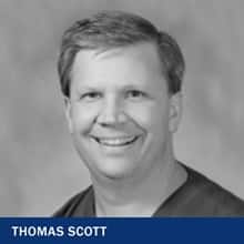 Thomas Scott with text Thomas Scott