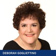 Deborah Gogliettino with text Deborah Gogliettino