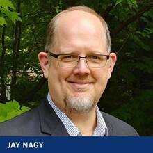 Jay Nagy with the text Jay Nagy