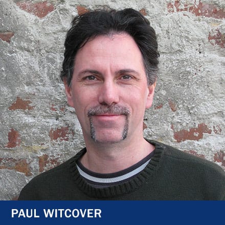 Paul Witcover with the text Paul Witcover