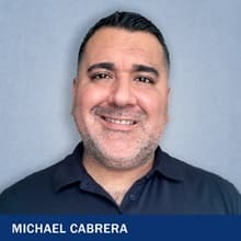 Michael Cabrera with the text Michael Cabrera