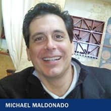 Michael Maldonado with the text Michael Maldonado