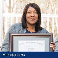 Monique Gray with the text Monique Gray