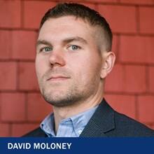 David Moloney with the text David Moloney