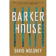 The cover of David Moloney's fiction book, 'Barker House.' 