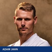 Adam Jahn with the text Adam Jahn